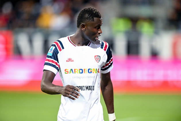 Cagliari s Paul Mendy in action during the Serie A soccer match between Cagliari Calcio and Torino at the Unipol Domus in Cagliari, Sardinia - Sunday 17th May. - Soccer Copyright: x ®xGianlucaxZuddas LaPressex