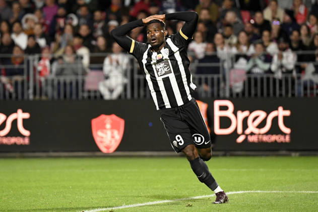 Stade Brestois 29 v Angers SCO - Ligue 1 McDonald s 2025 2026 09 Goduine KOYALIPOU (sco) during the Ligue 1 McDonald s match between Brest and Angers at Stade Francis Le Ble on May 17, 2026 in Brest, France. Brest France Copyright: xEwenxGavetx 776348400