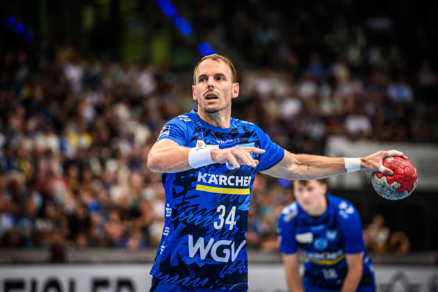 Kai Haefner (TVB Stuttgart, 34) GER, TVB Stuttgart - HC Erlangen, DAIKIN HBL, Handball, Bundesliga, 34. Spieltag, Spielzeit 2025 2026, 07.06.2026 GER, TVB Stuttgart - HC Erlangen, DAIKIN HBL, Handball, Bundesliga, 34. Spieltag, Spielzeit 2025 2026, 07.06.2026 Stuttgart Copyright: xSandyxDinkelackerx EP_SDR