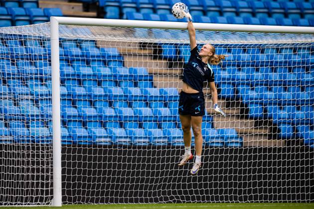 260608 Goalkeeper Sunniva Skoglund of the Norwegian women™s national football team during a training session on June 8, 2026 in Oslo. Photo: Marius Simensen BILDBYRAN Cop 238 bbeng dam fifa women s world cup qualifier football fotball fotboll norge norway practice soccer training trening träning Copyright: MARIUSxSIMENSEN BB260608BB082