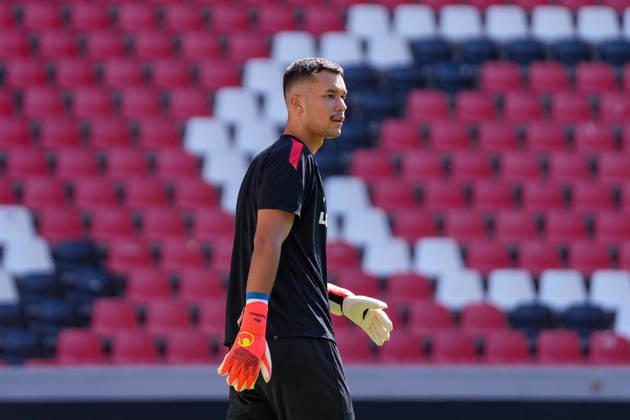 Mio Backhaus (SC Freiburg) , Deutschland, Fussball, 1. Bundesliga, 2026 2027, SC Freiburg, Öffentliches Training, 12.07.2026, Europa-Park Stadion, Freiburg Freiburg Europa-Park Stadion Baden-Württemberg Deutschland Copyright: xArnexAmbergx