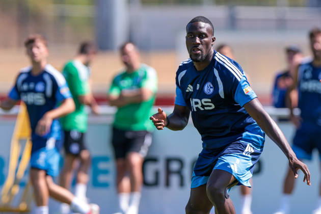 15.07.2026, Fussball, Training des FC Schalke 04. Bryan Lasme (FC Schalke 04). Gelsenkirchen Trainingsgelände FC Schalke 04 NRW Deutschland xRHR-FOTO YYx Copyright: RHR-FOTOx RHR-FOTO YY