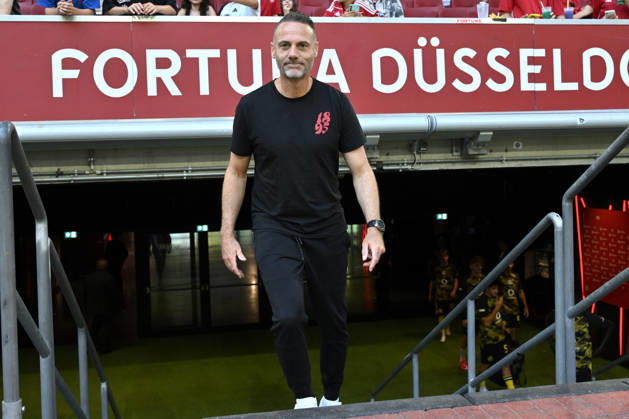 Trainer Alexander Ende (Fortuna Duesseldorf) 25.07.2026, Fussball, Saison 2026 2027, Testspiel, Fortuna Düsseldorf - Borussia Dortmund 2:1 Duesseldorf Nordrhein Westfalen Deutschland