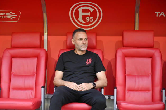 Trainer Alexander Ende (Fortuna Duesseldorf) 25.07.2026, Fussball, Saison 2026 2027, Testspiel, Fortuna Düsseldorf - Borussia Dortmund 2:1 Duesseldorf Nordrhein Westfalen Deutschland