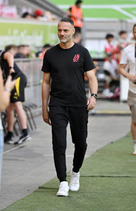 Trainer Alexander Ende (Fortuna Duesseldorf) 25.07.2026, Fussball, Saison 2026 2027, Testspiel, Fortuna Düsseldorf - Borussia Dortmund 2:1 Duesseldorf Nordrhein Westfalen Deutschland
