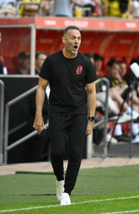 Trainer Alexander Ende (Fortuna Duesseldorf) 25.07.2026, Fussball, Saison 2026 2027, Testspiel, Fortuna Düsseldorf - Borussia Dortmund 2:1 Duesseldorf Nordrhein Westfalen Deutschland