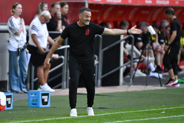Trainer Alexander Ende (Fortuna Duesseldorf) 25.07.2026, Fussball, Saison 2026 2027, Testspiel, Fortuna Düsseldorf - Borussia Dortmund 2:1 Duesseldorf Nordrhein Westfalen Deutschland