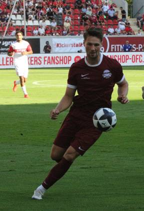 29.07.2026 xmgoodx Offenbach am Main, Plutos Stadion am Bieberer Berg - Jubiläumsspiel Kickers Offenbach (OFC) - VfB Stuttgart Freisteller Benedikt von Hagen (17, OFC)