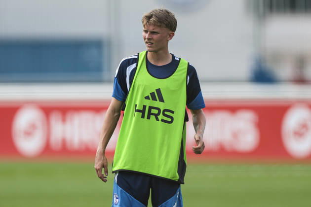 30.07.2026, Fussball, Training des FC Schalke 04. Luca Vozar (FC Schalke 04). Gelsenkirchen Trainingsgelände FC Schalke 04 NRW Deutschland xRHR-FOTO YYx Copyright: RHR-FOTOx RHR-FOTO YY