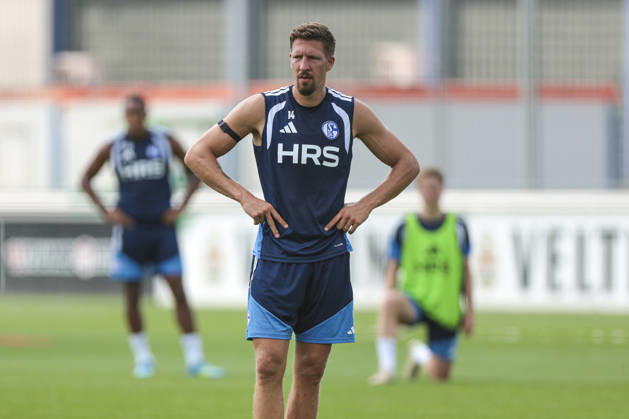 30.07.2026, Fussball, Training des FC Schalke 04. Janik Bachmann (FC Schalke 04). Gelsenkirchen Trainingsgelände FC Schalke 04 NRW Deutschland xRHR-FOTO YYx Copyright: RHR-FOTOx RHR-FOTO YY