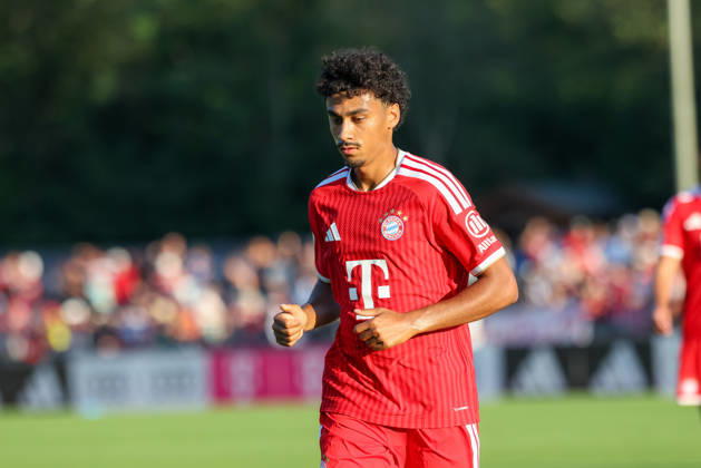 Nathaniel Brown (FC Bayern Muenchen, 11), GER, FC Rottach-Egern vs. FC Bayern Muenchen, Fussball, Testspiel, Saison 2026 2027, 30.07.2026, GER, FC Rottach-Egern vs. FC Bayern Muenchen, Fussball, Testspiel, Saison 2026 2027, 30.07.2026 Rottach-Egern Copyright: xEibner-Pressefoto JennixMaulx EP_JML