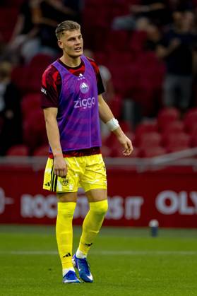 AMSTERDAM - AFC Ajax Amsterdam goalkeeper Joeri Heerkens during the Conference League match between AFC Ajax and FK Vojvodina at the Johan Cruijff ArenA on July 30, 2026 in Amsterdam, the Netherlands. (Photo by DeFodi Images) -