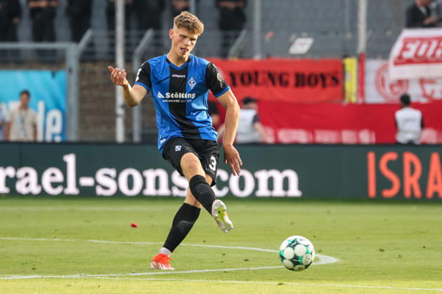 Moritz Malik Polte (SV Waldhof Mannheim, 3) Fussball: 3. Liga, 1. Spieltag, SV Waldhof Mannheim vs. Fortuna Düsseldorf am 07.08.2026 in Mannheim (Carl-Benz-Stadion), Deutschland Mannheim Carl-Benz-Stadion Deutschland Copyright: xFranzxReindelx