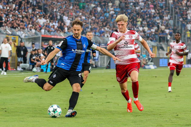 Lukas Klünter (SV Waldhof Mannheim, 24) Fussball: 3. Liga, 1. Spieltag, SV Waldhof Mannheim vs. Fortuna Düsseldorf am 07.08.2026 in Mannheim (Carl-Benz-Stadion), Deutschland Mannheim Carl-Benz-Stadion Deutschland Copyright: xFranzxReindelx