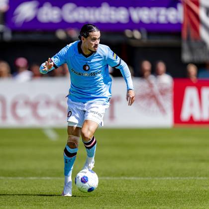 ROTTERDAM - SC Feyenoord Rotterdam forward Anis Hadj Moussa during the Vriendenloterij Eredivisie match between Sparta and Feyenoord at Stadion Het Kasteel on August 9, 2026 in Rotterdam, the Netherlands. (Photo by DeFodi Images) -