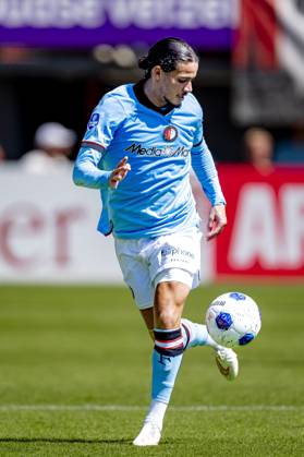 ROTTERDAM - SC Feyenoord Rotterdam forward Anis Hadj Moussa during the Vriendenloterij Eredivisie match between Sparta and Feyenoord at Stadion Het Kasteel on August 9, 2026 in Rotterdam, the Netherlands. (Photo by DeFodi Images) -