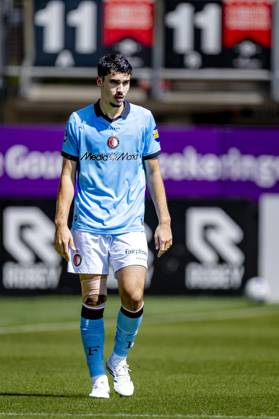 ROTTERDAM - SC Feyenoord Rotterdam forward Shaqueel van Persie during the Vriendenloterij Eredivisie match between Sparta and Feyenoord at Stadion Het Kasteel on August 9, 2026 in Rotterdam, the Netherlands. (Photo by DeFodi Images) -