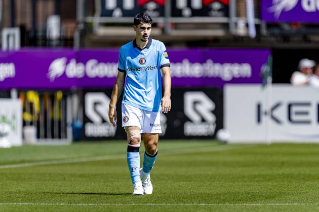ROTTERDAM - SC Feyenoord Rotterdam forward Shaqueel van Persie during the Vriendenloterij Eredivisie match between Sparta and Feyenoord at Stadion Het Kasteel on August 9, 2026 in Rotterdam, the Netherlands. (Photo by DeFodi Images) -
