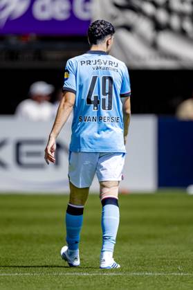 ROTTERDAM - SC Feyenoord Rotterdam forward Shaqueel van Persie during the Vriendenloterij Eredivisie match between Sparta and Feyenoord at Stadion Het Kasteel on August 9, 2026 in Rotterdam, the Netherlands. (Photo by DeFodi Images) -