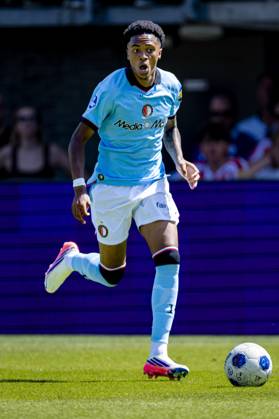 ROTTERDAM - SC Feyenoord Rotterdam forward Jivayno Zinhagel during the Vriendenloterij Eredivisie match between Sparta and Feyenoord at Stadion Het Kasteel on August 9, 2026 in Rotterdam, the Netherlands. (Photo by DeFodi Images) -