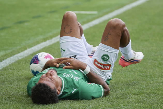 Brack Super League 2026 2027 FC St. Gallen 1879 vs. FC Luzern, St. Gallen, Schweiz St. Gallen, Schweiz, 9. August 2026. Chima Okoroji während des Brack Super League Spiels FC St. Gallen 1879 gegen FC Luzern in St. Gallen.