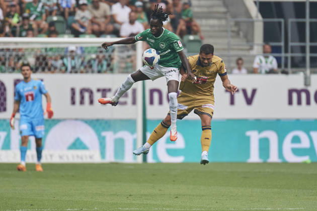 Brack Super League 2026 2027 FC St. Gallen 1879 vs. FC Luzern, St. Gallen, Schweiz St. Gallen, Schweiz, 9. August 2026. Aliou Baldà während des Brack Super League Spiels FC St. Gallen 1879 gegen FC Luzern in St. Gallen.