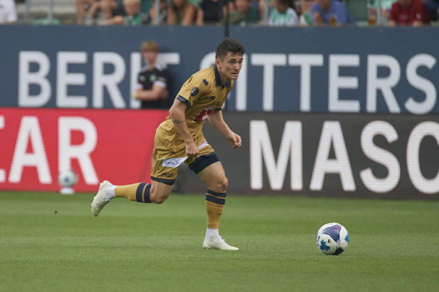 Brack Super League 2026 2027 FC St. Gallen 1879 vs. FC Luzern, St. Gallen, Schweiz St. Gallen, Schweiz, 9. August 2026. Matteo Di Giusto während des Brack Super League Spiels FC St. Gallen 1879 gegen FC Luzern in St. Gallen.