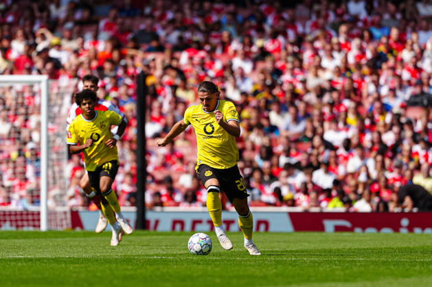 Marcel Sabitzer (Borussia Dortmund, 20) ENG, FC Arsenal vs. Borussia Dortmund, Fußball, Emirates Cup 2026, Saison 2026 2027, 09.08.2026 ENG, FC Arsenal vs. Borussia Dortmund, Fußball, Testspiel, Saison 2026 2027, 09.08.2026 London Copyright: xEibner-Pressefoto MarcelxvonxFehrnx EP_MFN_P