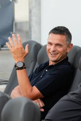 VELSEN-ZUID , 14-08-2026 , BUKO Stadion , season 2026 2027 , Dutch Eredivisie football , match between Telstar and Sparta Rotterdam , Picture shows Sparta Rotterdam coach Rogier Meijer Telstar - Sparta x205709263x Copyright: