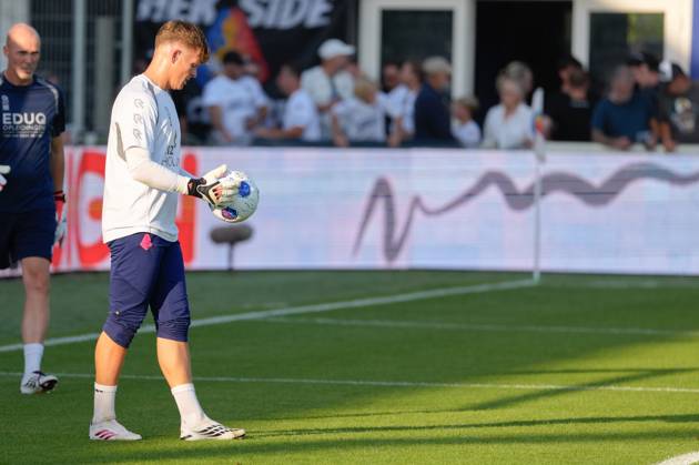 VELSEN-ZUID , 14-08-2026 , BUKO Stadion , season 2026 2027 , Dutch Eredivisie football , match between Telstar and Sparta Rotterdam , Picture shows Telstar goalkeeper Ronald Koeman Jr. Telstar - Sparta x205709265x Copyright: