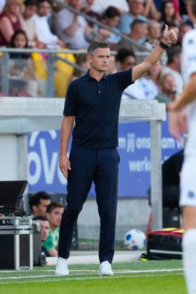 VELSEN-ZUID , 14-08-2026 , BUKO Stadion , season 2026 2027 , Dutch Eredivisie football , match between Telstar and Sparta Rotterdam , Picture shows Sparta Rotterdam coach Rogier Meijer Telstar - Sparta x205710267x Copyright: