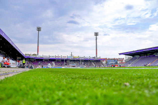 2026.08.15, xkwix, Fußball, 2. Bundesliga, VfL Osnabrück - 1. FC Magdeburg, Stadion an der Bremer Brücke, 2.Spieltag, Saison 2026 2027: Westkurve der Bremer Bruecke DFB regulations prohibit any use of photographs as image sequences and or quasi-video. Photo: xKamilxWilkowskixPressefotoKochx Niedersachsen Deutschland