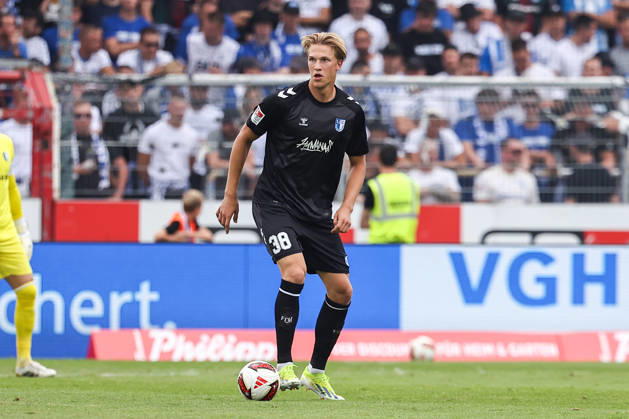 2026.08.15, xkwix, Fußball, 2. Bundesliga, VfL Osnabrück - 1. FC Magdeburg, Stadion an der Bremer Brücke, 2.Spieltag, Saison 2026 2027: Luka Hyrylaeinen (1. FC Magdeburg 38) DFB regulations prohibit any use of photographs as image sequences and or quasi-video. Photo: xKamilxWilkowskixPressefotoKochx Niedersachsen Deutschland
