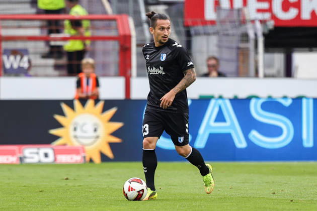 2026.08.15, xkwix, Fußball, 2. Bundesliga, VfL Osnabrück - 1. FC Magdeburg, Stadion an der Bremer Brücke, 2.Spieltag, Saison 2026 2027: Baris Atik (1. FC Magdeburg 23) DFB regulations prohibit any use of photographs as image sequences and or quasi-video. Photo: xKamilxWilkowskixPressefotoKochx Niedersachsen Deutschland