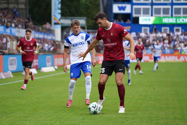 Deutschland: Fussball, 3. Liga, 2. Spieltag, Hänsch-Arena, SV Meppem vs. SG Sonnenhof-Großaspach: Thorben Deters (SV Meppen, 14) Copyright: xMichelxWittex