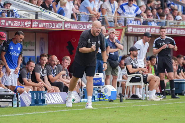 Deutschland: Fussball, 3. Liga, 2. Spieltag, Hänsch-Arena, SV Meppem vs. SG Sonnenhof-Großaspach: Lucas Beniermann (Trainer, SV Meppen) Copyright: xMichelxWittex