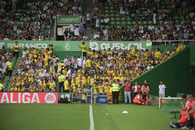 ESP: LaLiga EA Sports Racing Santander v Villarreal CF fans of villarreal during LaLiga EA Sports between Racing Santander v Villarreal CF played at Campos de de El Sardinero Stadium in Cantabria on August 16, 2026 in Spain Spain Futbol Copyright: xAlbertoxLosax xAgenciaxLOFx