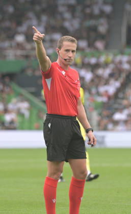ESP: LaLiga EA Sports Racing Santander v Villarreal CF Miguel Sesma Espinosa referee during LaLiga EA Sports between Racing Santander v Villarreal CF played at Campos de de El Sardinero Stadium in Cantabria on August 16, 2026 in Spain Spain Futbol Copyright: xAlbertoxLosax xAgenciaxLOFx