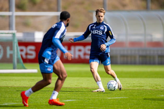 20.08.2026, Fussball, Training des FC Schalke 04. Finn Porath (FC Schalke 04). Gelsenkirchen Trainingsgelände FC Schalke 04 NRW Deutschland xRHR-FOTO YYx Copyright: RHR-FOTOx RHR-FOTO YY