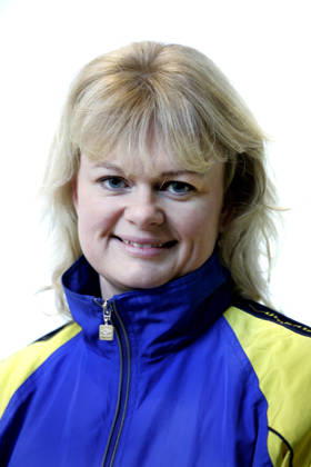 Curling, landslag, Dam, porträtt: Anette Norberg, Sverige. Garmisch-Partenkirchen Tyskland Copyright: xDanielxNilssonx