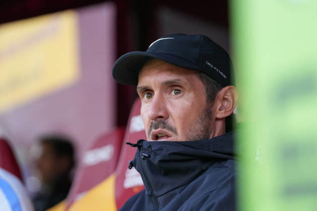Julian Schuster (SC Freiburg, Trainer) , Schottland, Fussball, UEFA Conference League, Play-offs, Hinspiel, 2026 2027, Motherwell FC vs. SC Freiburg, 20.08.2026, Fir Park Stadium, Motherwell Motherwell Fir Park Stadium North Lanarkshire Schottland Copyright: xArnexAmbergx