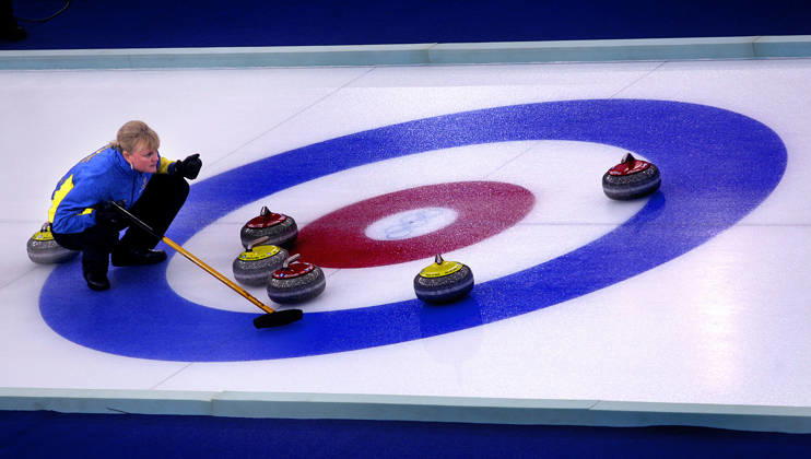 OS 2006 Vinter, Curling, Final: Anette Norberg, dam, Sverige. Turin Italien Copyright: xMarcusxEricssonx