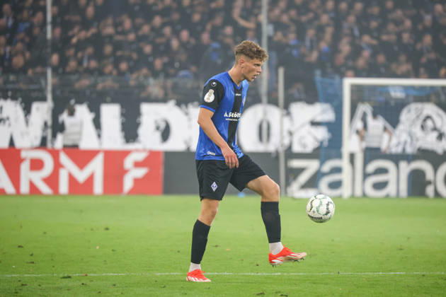 Moritz Malik Polte (SV Waldhof Mannheim, 3) Fussball: DFB-Pokal, 1. Runde, SV Waldhof Mannheim vs. 1. FC Kaiserslautern am 21.08.2026 in Mannheim (Carl-Benz-Stadion), Deutschland Mannheim Carl-Benz-Stadion Deutschland Copyright: xFranzxReindelx