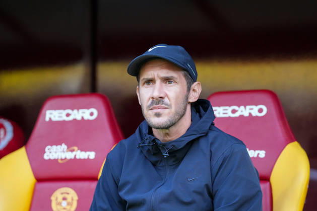Julian Schuster (SC Freiburg, Trainer) , Schottland, Fussball, UEFA Conference League, Play-offs, Hinspiel, 2026 2027, Motherwell FC vs. SC Freiburg, 20.08.2026, Fir Park Stadium, Motherwell Motherwell Fir Park Stadium North Lanarkshire Schottland Copyright: xArnexAmbergx