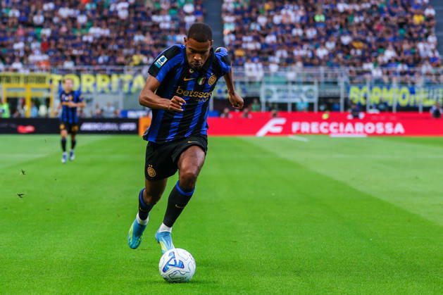 Andy Diouf of FC Internazionale seen in action during Serie A 2026 27 football match between FC Internazionale and AC Monza Italy Copyright: xBEAUTIFULxSPORTS Carabellix