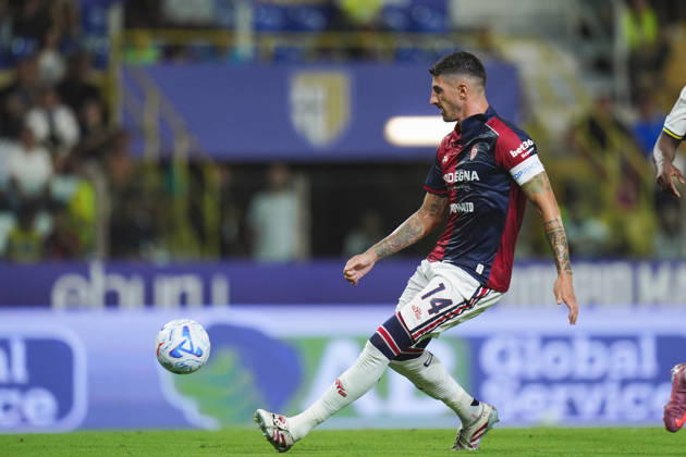 CagliariÕs Alessandro Deiola in action during the Serie A soccer match between Parma and Cagliari at Ennio Tardini Stadium in Parma, North Italy, Saturday, August 22, 2026. Soccer Copyright: xMassimoxPaolone LaPressex