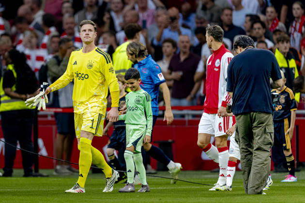 AMSTERDAM AFC Ajax Amsterdam goalkeeper Marc ter Stegen during the UEFA Conference League at the Johan Cruijff ArenA on 27 August 2026 in Amsterdam, the Netherlands. (Photo by DeFodi Images) -