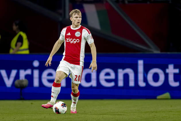 AMSTERDAM AFC Ajax Amsterdam forward Oliver Edvardsen during the UEFA Conference League at the Johan Cruijff ArenA on 27 August 2026 in Amsterdam, the Netherlands. (Photo by DeFodi Images) -