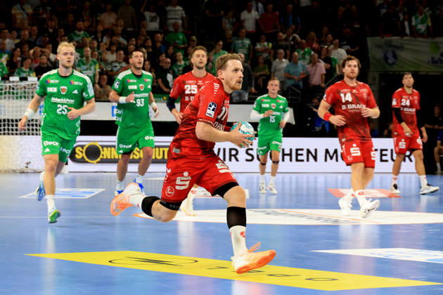 27.08.2026, GER Deutschland, Handball, 1.Bundesliga, 27.08.2026, Saison 2026 2027, Berlin, Fuechse Berlin vs Melsungen Dimitri Ignatow ( MT Melsungen 11 ) Berlin Max-Schmeling-Halle Berlin Deutschland Copyright: xNordphotox xEnglerx