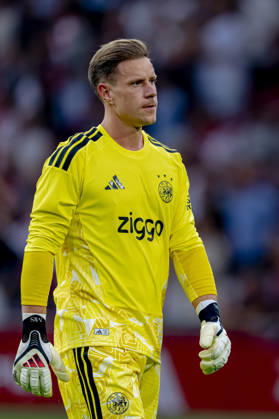 AMSTERDAM AFC Ajax Amsterdam goalkeeper Marc ter Stegen during the UEFA Conference League at the Johan Cruijff ArenA on 27 August 2026 in Amsterdam, the Netherlands. (Photo by DeFodi Images) -